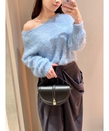 スナイデル　カシミアオフショルニット SNIDEL - スナイデル カシミヤオフショルニットの通販 by Niki's shop