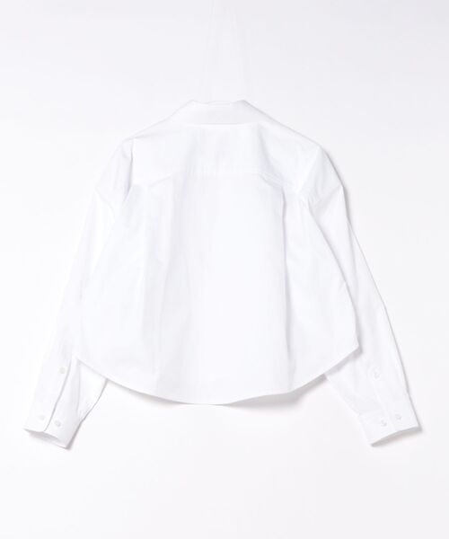 Vivienne Westwood(ヴィヴィアンウエストウッド)の「オーガニックオックスボタンダウンクロップドシャツ(シャツ/ブラウス・レディース・ホワイト/ブラック/ブルー・FREE)」の4枚目の写真