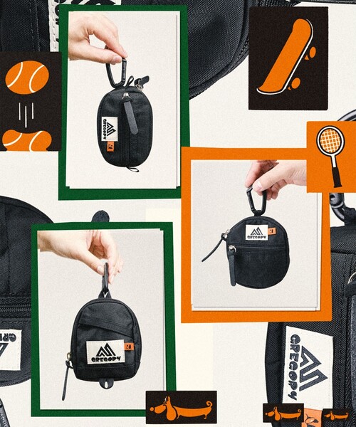 GREGORY（グレゴリー）の「GREGORY × KOICHI YAIRI / MICRO POUCH TAILMATE（ポーチ・メンズ・ブラック・ONE SIZE）」の8枚目の写真