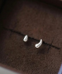 【 金属アレルギー対応 】 ミニサイズしずくアシンメトリーピアス