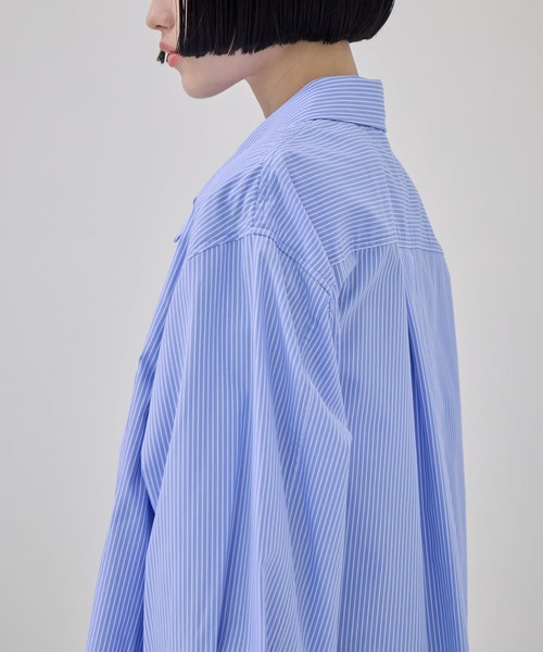 新品・未使用 CLANE クラネ　バックジッパーレイヤードシャツ　M CLANE(クラネ) | CLANE(クラネ) TWO TONE LAYERED SHIRTS ツートーン