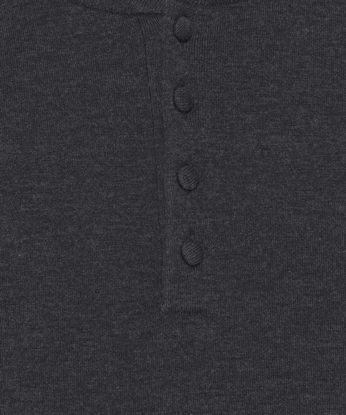 HARE（ハレ）の「Premium Woolヘンリーネックニット(HARE)（ニット/セーター・メンズ・チャコールグレー/ブラック・FREE）」の20枚目の写真