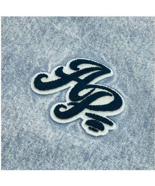 AAPE BY A BATHING APE（エーエイプバイアベイシングエイプ）の「AAPE DENIM VARSITY JACKET（スタジャン・メンズ・ブルー系その他2・MEDIUM/SMALL/X-LARGE/LARGE）」の3枚目の写真