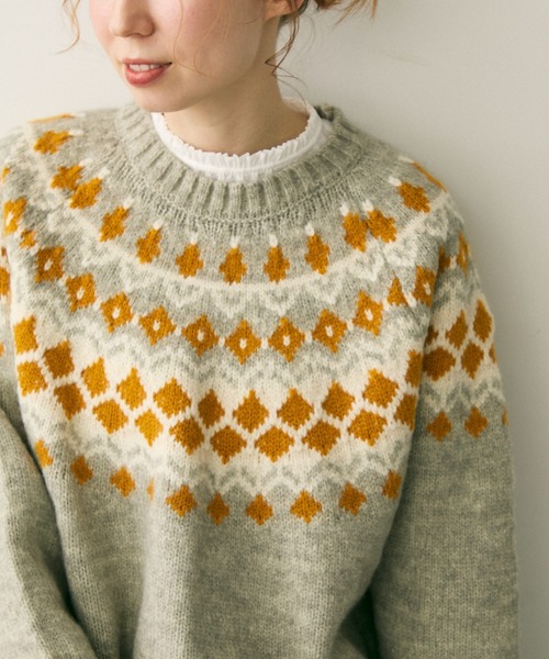 Crisp(クリスプ)の「フリルネック刺繍ブラウス(シャツ/ブラウス・レディース・ホワイト・FREE)」の16枚目の写真