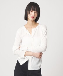 EMMEL REFINES（エメルリファインズ）の「<EMMEL REFINES>EM スラブテレコ カット カーディガン（カーディガン/ボレロ）」