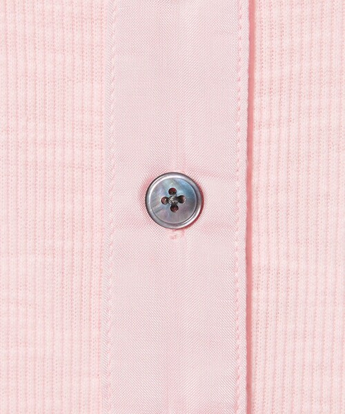 EMMEL REFINES（エメルリファインズ）の「＜EMMEL REFINES＞EM スラブテレコ カット カーディガン（カーディガン/ボレロ・レディース・オフホワイト/ライトブルー/ライトピンク・FREE）」の15枚目の写真