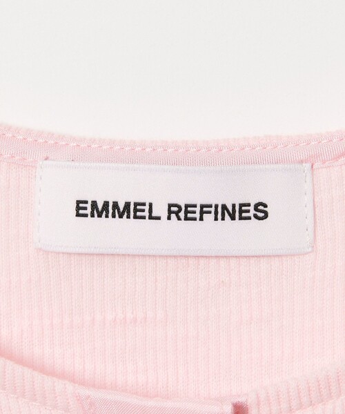 EMMEL REFINES（エメルリファインズ）の「＜EMMEL REFINES＞EM スラブテレコ カット カーディガン（カーディガン/ボレロ・レディース・オフホワイト/ライトブルー/ライトピンク・FREE）」の14枚目の写真