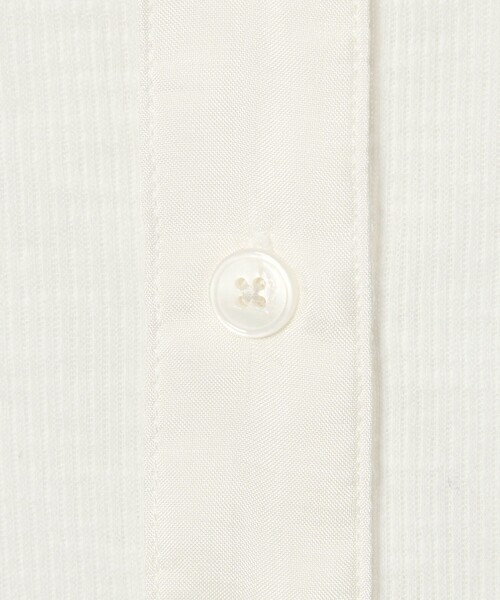 EMMEL REFINES（エメルリファインズ）の「＜EMMEL REFINES＞EM スラブテレコ カット カーディガン（カーディガン/ボレロ・レディース・オフホワイト/ライトブルー/ライトピンク・FREE）」の10枚目の写真