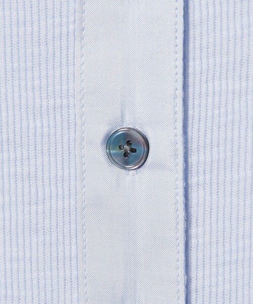 EMMEL REFINES（エメルリファインズ）の「＜EMMEL REFINES＞EM スラブテレコ カット カーディガン（カーディガン/ボレロ・レディース・オフホワイト/ライトブルー/ライトピンク・FREE）」の16枚目の写真