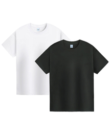 ACSHI（アクシ）の「[2PACK] セミオーバーサイズレイヤード半袖Tシャツ（Tシャツ/カットソー）」