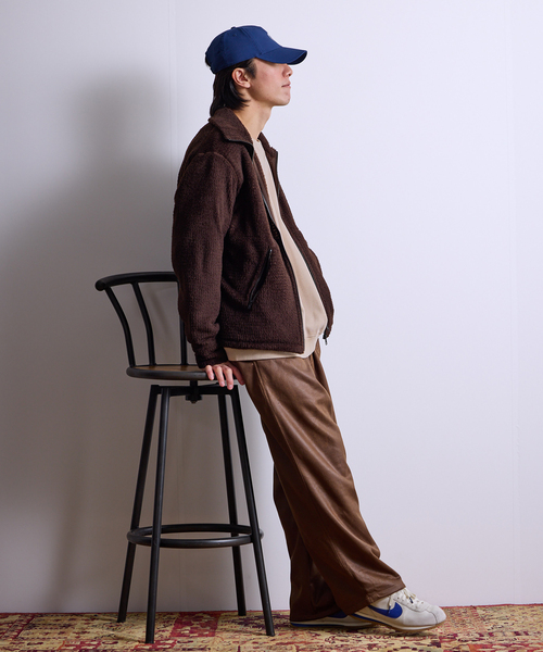 PARIS SAINT-GERMAIN(パリサンジェルマン)の「【Paris Saint-Germain 】 JP PIPING PANT Synthetic Leather(その他パンツ・メンズ・ブラック/ブラウン・LARGE/MEDIUM/SMALL)」の3枚目の写真