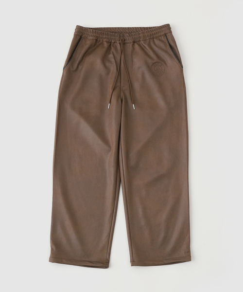 PARIS SAINT-GERMAIN(パリサンジェルマン)の「【Paris Saint-Germain 】 JP PIPING PANT Synthetic Leather(その他パンツ・メンズ・ブラック/ブラウン・LARGE/MEDIUM/SMALL)」の8枚目の写真
