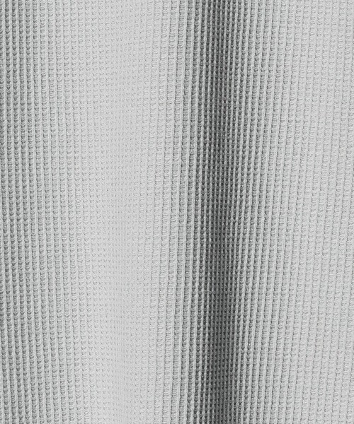 green label relaxing（グリーンレーベルリラクシング）の「ドライワッフル クルーネック Tシャツ -吸水速乾-（Tシャツ/カットソー・メンズ・ライトグレー/ホワイト/ブラック・M/XL/L/XXL/S）」の14枚目の写真