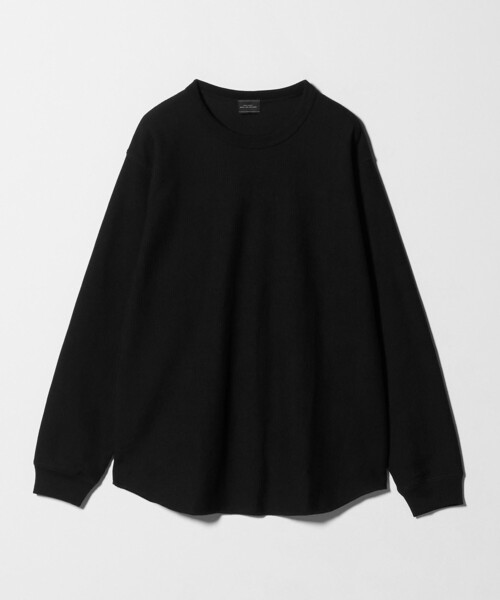 green label relaxing（グリーンレーベルリラクシング）の「ドライワッフル クルーネック Tシャツ -吸水速乾-（Tシャツ/カットソー・メンズ・ライトグレー/ホワイト/ブラック・M/XL/L/XXL/S）」の22枚目の写真