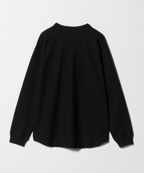 green label relaxing（グリーンレーベルリラクシング）の「ドライワッフル クルーネック Tシャツ -吸水速乾-（Tシャツ/カットソー・メンズ・ライトグレー/ホワイト/ブラック・M/XL/L/XXL/S）」の21枚目の写真