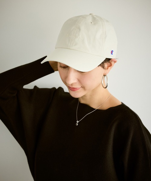 Champion（チャンピオン）の「【Champion/チャンピオン別注】Long visor cap/遮熱（キャップ・レディース・チャコールグレー/ブラウン/イエロー系その他/キナリ・FREE）」の6枚目の写真