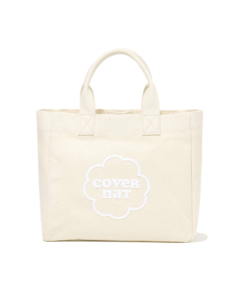 COVERNAT WOMAN（カバーナットウーマン）の「クローバーハートキャンバスミニトートバッグ アイボリー（トートバッグ・レディース・その他・FREE）」の2枚目の写真