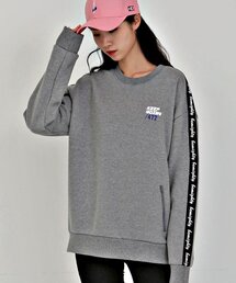 BEMIGHTY（ビーマイティー）の「スポーティテーピングオーバーサイズ裏起毛スウェットグレー（スウェット）」