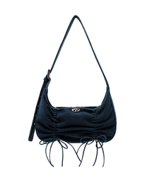 DENIM MINI SHOULDER BAG DEEP BLUE