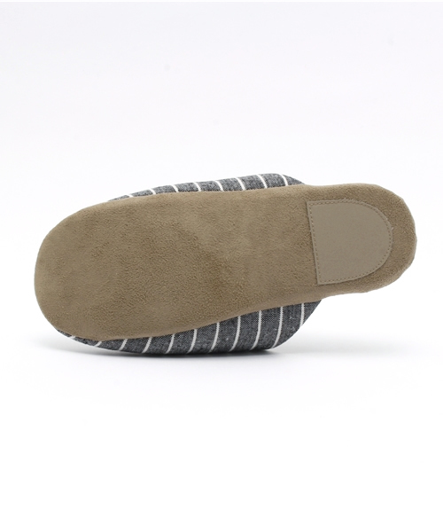 LBC（エルビーシー）の「16SLIPPERS BORDER               （ルームシューズ/スリッパ・ブルー/ブラック・MEDIUM/LARGE）」の5枚目の写真