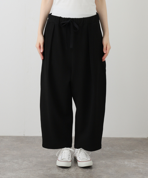 JOURNAL STANDARD LUXE（ジャーナルスタンダード　ラックス）の「ブリスターニット タックバルーンパンツ（その他パンツ・レディース・ホワイト×ホワイト/ブラック・FREE）」の13枚目の写真