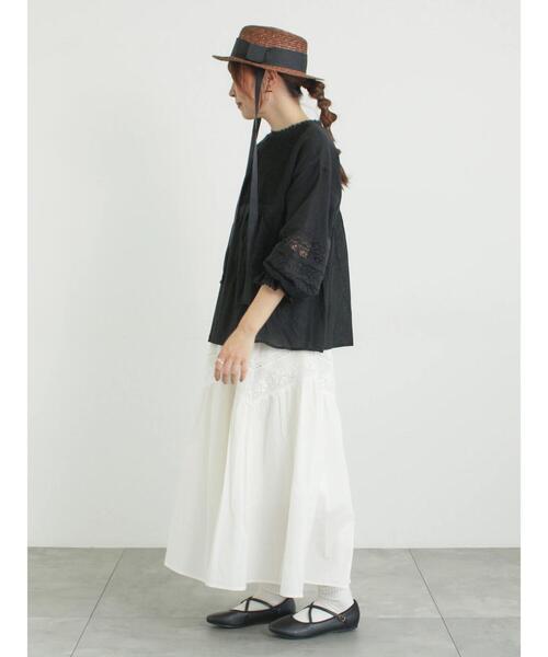 Samansa Mos2（サマンサ モスモス）の「クロスストラップバレエシューズ（ドレスシューズ・レディース・ブラック/シルバー・S/L/XL/M）」の10枚目の写真