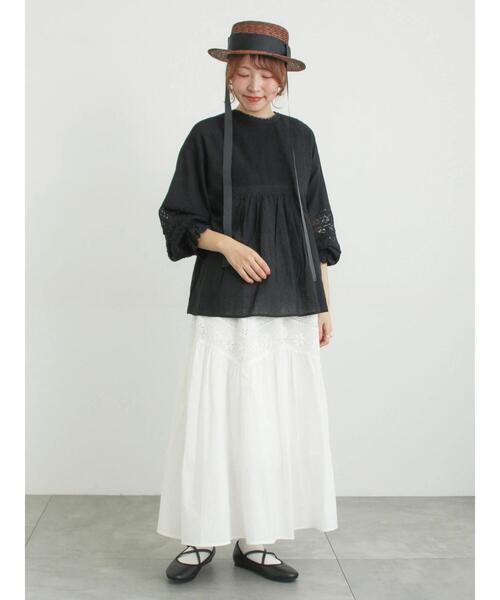 Samansa Mos2（サマンサ モスモス）の「クロスストラップバレエシューズ（ドレスシューズ・レディース・ブラック/シルバー・S/L/XL/M）」の11枚目の写真