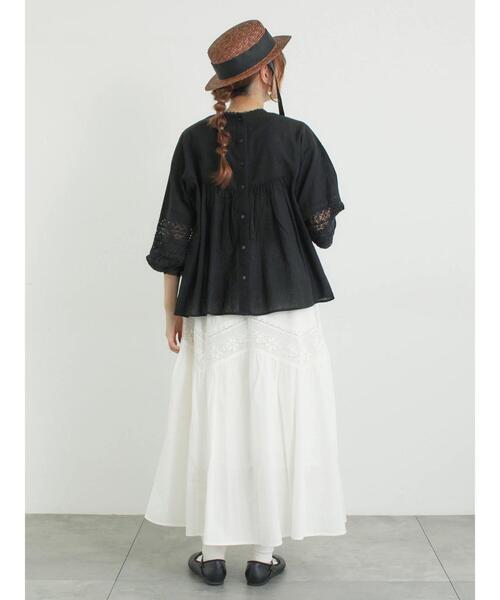 Samansa Mos2（サマンサ モスモス）の「クロスストラップバレエシューズ（ドレスシューズ・レディース・ブラック/シルバー・S/L/XL/M）」の12枚目の写真