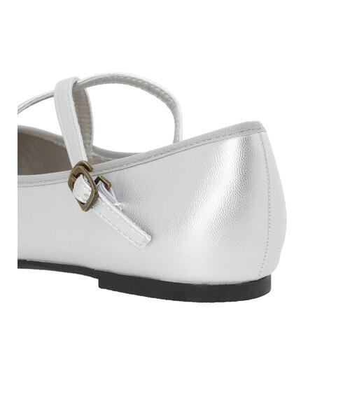 Samansa Mos2（サマンサ モスモス）の「クロスストラップバレエシューズ（ドレスシューズ・レディース・ブラック/シルバー・S/L/XL/M）」の18枚目の写真