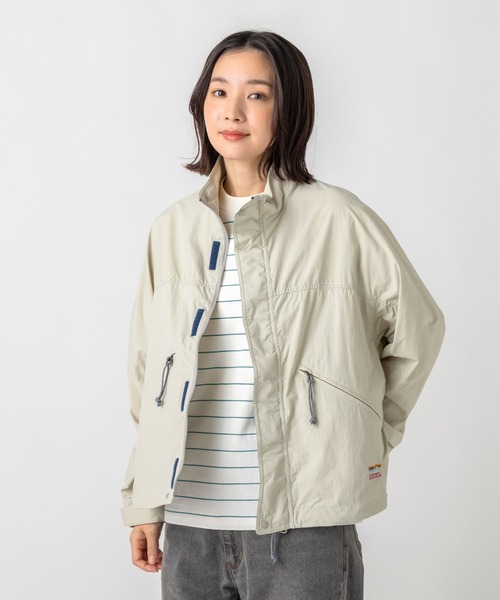 L.L.Bean（エルエルビーン）の「【JAPAN EDITION】ネイプルズ・ソフトシェル・ジャケット（ナイロンジャケット・レディース・ストーン/ブルー/ダークグレー・MEDIUM）」の2枚目の写真