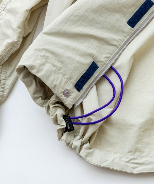 L.L.Bean（エルエルビーン）の「【JAPAN EDITION】ネイプルズ・ソフトシェル・ジャケット（ナイロンジャケット・レディース・ストーン/ブルー/ダークグレー・MEDIUM）」の7枚目の写真