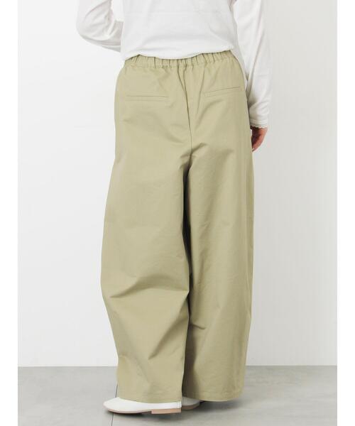 Samansa Mos2（サマンサ モスモス）の「【M/Lサイズ】タックワイドパンツ（その他パンツ・レディース・ベージュ/チャコールグレー/カーキ・L/M）」の22枚目の写真