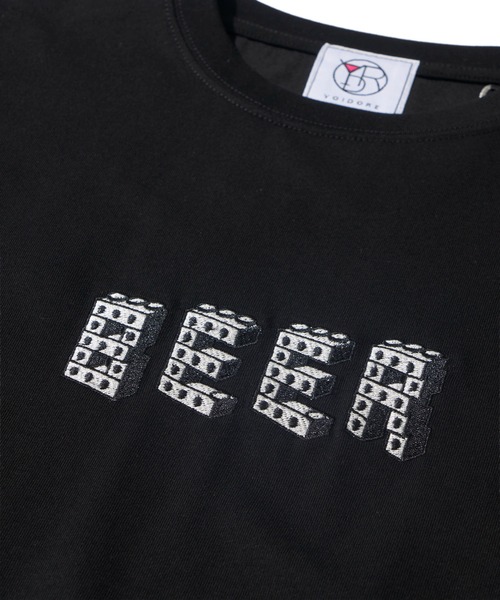ADPOSION(アドポーション)の「【YOIDORE】グビグビ ブロック クルーネックTシャツ(Tシャツ/カットソー・メンズ・ライトグリーン/ホワイト/ブラック・X-LARGE/LARGE/MEDIUM)」の11枚目の写真