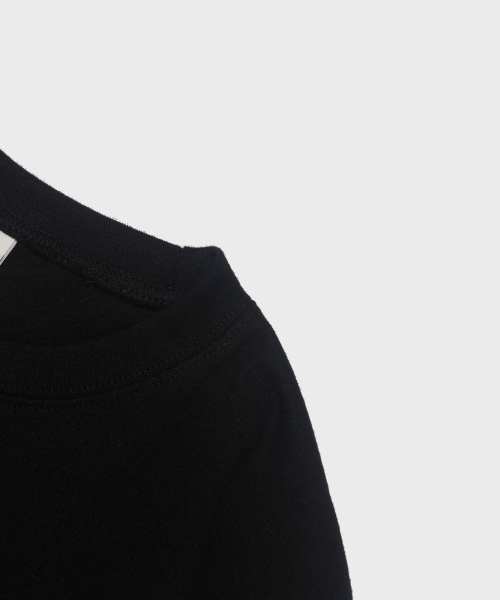 CARGOBROS FOR WOMAN(カーゴブロスフォーウィメン)の「ストライプレイヤード長袖Tシャツ(ブラック/チャコール)(Tシャツ/カットソー・レディース・その他・FREE)」の3枚目の写真