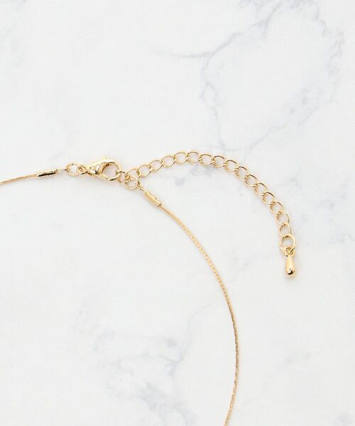 MAJESTIC LEGON（マジェスティックレゴン）の「2連パール×リボンネックレス（ネックレス・レディース・ゴールド・FREE）」の7枚目の写真