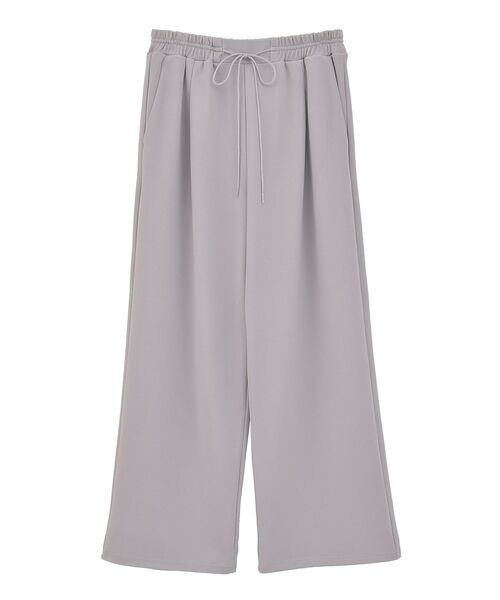 Green　Parks（グリーンパークス）の「楽ちんリップルワイドパンツ（その他パンツ・レディース・パープル/ブラック/ライトベージュ・FREE）」の22枚目の写真