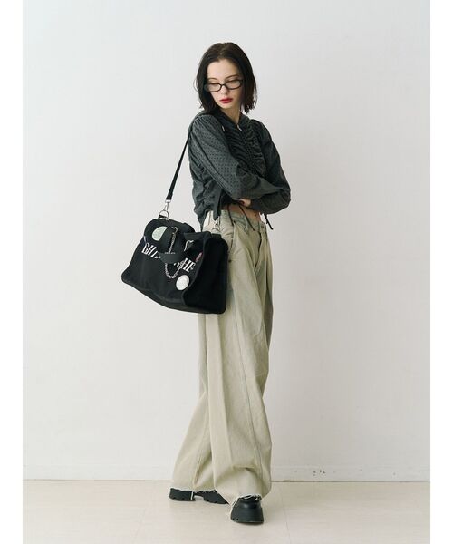 jouetie（ジュエティ）の「ギャザージップフーディ/パーカー【セットアップ対応】（パーカー・レディース・オフホワイト/ネイビー/ブラック・MEDIUM）」の20枚目の写真