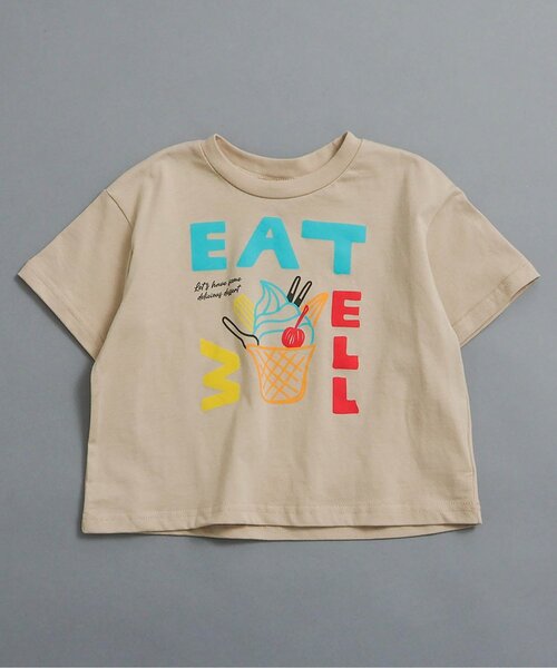 BREEZE（ブリーズ）の「【WEB限定】イロイログラフィックTシャツ（Tシャツ/カットソー・キッズ・チャコール/ラベンダー/ネイビー/オレンジ/パープル/その他11/イエロー/ブラウン/グリーン/ピンク/ライム/レッド/その他13/アイボリー/サックスブルー/ブルー/オフホワイト/ターコイズブルー/その他12・90/100/110/120/130/140/150）」の2枚目の写真