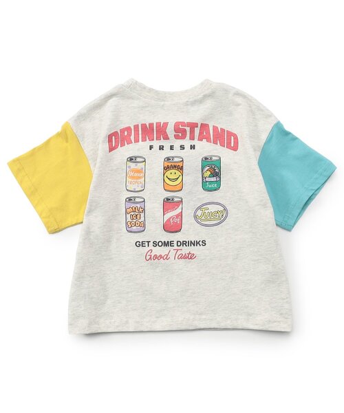 BREEZE（ブリーズ）の「【WEB限定】イロイログラフィックTシャツ（Tシャツ/カットソー・キッズ・チャコール/ラベンダー/ネイビー/オレンジ/パープル/その他11/イエロー/ブラウン/グリーン/ピンク/ライム/レッド/その他13/アイボリー/サックスブルー/ブルー/オフホワイト/ターコイズブルー/その他12・90/100/110/120/130/140/150）」の22枚目の写真