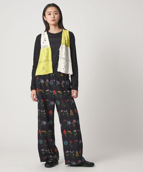 CITEN(シテン)の「<CITEN>レースアミニットベスト(ベスト・レディース・イエロー/ライトブルー・FREE)」の4枚目の写真