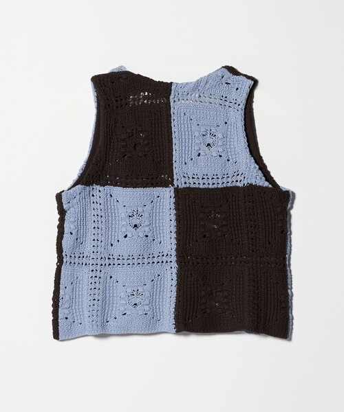 CITEN(シテン)の「<CITEN>レースアミニットベスト(ベスト・レディース・イエロー/ライトブルー・FREE)」の11枚目の写真