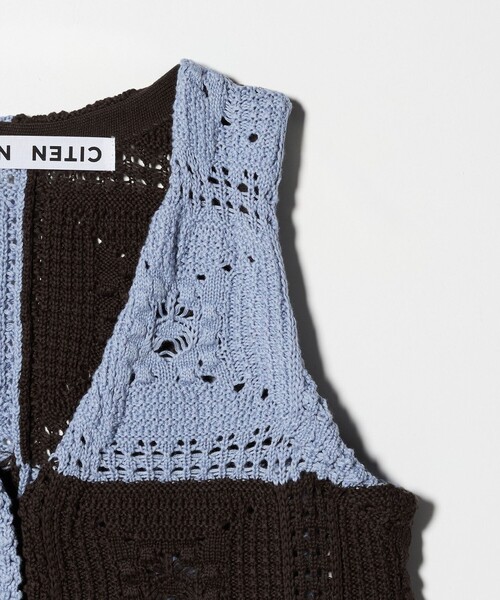 CITEN(シテン)の「<CITEN>レースアミニットベスト(ベスト・レディース・イエロー/ライトブルー・FREE)」の13枚目の写真