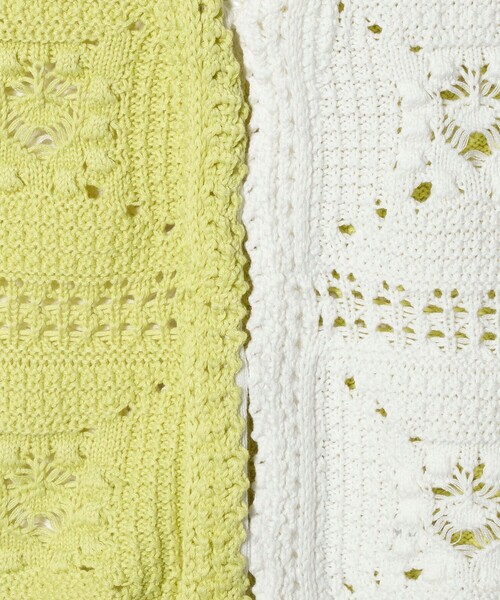 CITEN(シテン)の「<CITEN>レースアミニットベスト(ベスト・レディース・イエロー/ライトブルー・FREE)」の21枚目の写真