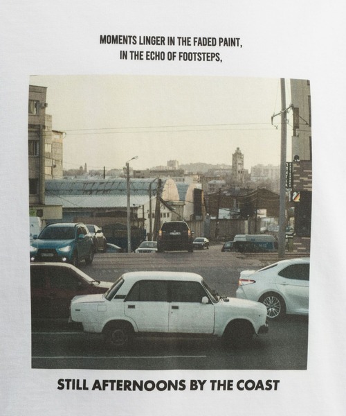 BAYFLOW（ベイフロー）の「[吸水速乾]フォトTシャツ（Tシャツ/カットソー・メンズ・グレー/ブラック/ホワイト・LARGE/MEDIUM）」の13枚目の写真