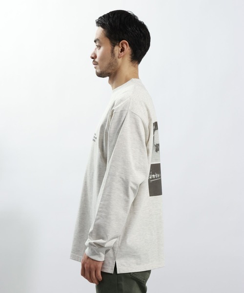 BAYFLOW（ベイフロー）の「[吸水速乾]フォトTシャツ（Tシャツ/カットソー・メンズ・グレー/ブラック/ホワイト・LARGE/MEDIUM）」の6枚目の写真