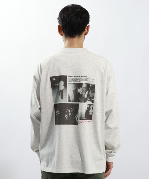 BAYFLOW（ベイフロー）の「[吸水速乾]フォトTシャツ（Tシャツ/カットソー・メンズ・グレー/ブラック/ホワイト・LARGE/MEDIUM）」の7枚目の写真