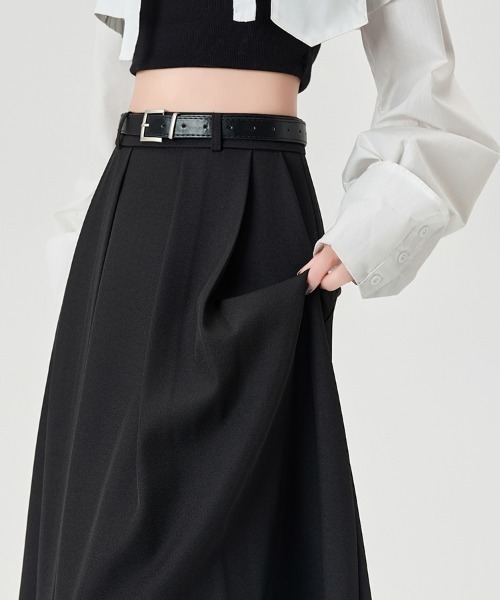 ReRe(リリ)の「プリーツ×ミディ丈スカート(スカート・レディース・ブラウン/グレー/ブラック・SMALL/MEDIUM/LARGE/X-LARGE)」の13枚目の写真
