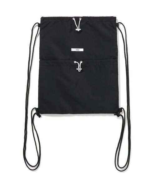 algy（アルジー）の「ドロストポケットナップサック（バックパック/リュック・キッズ・シルバー/サックスブルー/ブラック・FREE）」の7枚目の写真