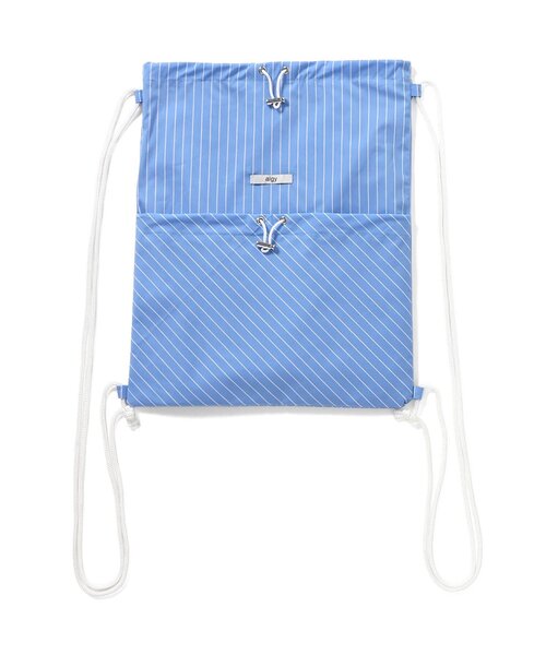 algy（アルジー）の「ドロストポケットナップサック（バックパック/リュック・キッズ・シルバー/サックスブルー/ブラック・FREE）」の10枚目の写真