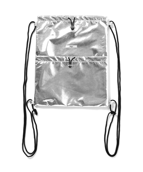 algy（アルジー）の「ドロストポケットナップサック（バックパック/リュック・キッズ・シルバー/サックスブルー/ブラック・FREE）」の11枚目の写真